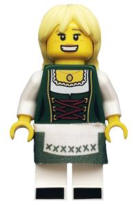Pretzel Girl Minifigure - Pretzel Girl, CMF Series 11 - col165