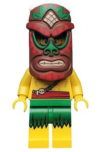 Island Warrior Minifigure - Island Warrior, CMF Series 11 - col167