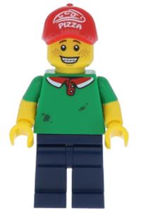 Pizza Delivery Guy Minifigure - col189