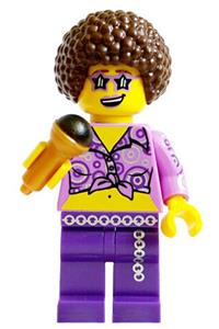 Disco Diva Minifigure - Disco Diva, CMF Series 13 - col207
