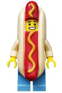 Hot Dog Man Minifigure - Hot Dog Man in a costume, CMF Series 13 - col208