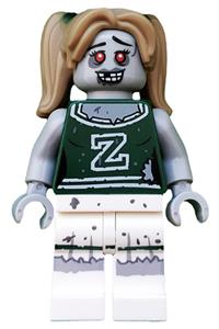 Zombie Cheerleader Minifigure - Zombie Cheerleader, CMF Series 14 - col218