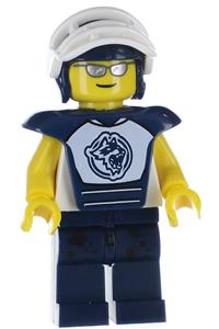 Football / Hockey Player Minifigure - A minifigure who is a football or hockey player - col272