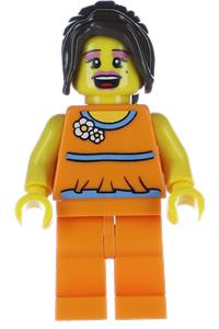 Singer Female Minifigure - col285