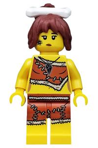 Cave Woman Minifigure - Cave Woman - Iconic Cave - col303