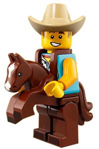 Cowboy Costume Guy Minifigure - Cowboy Costume Guy, CMF Series 18 - col326
