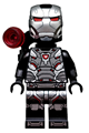 War Machine - black and silver armor with backpack - col334