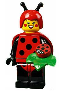 Ladybug Girl Minifigure - Ladybug Girl, CMF Series 21 - col377
