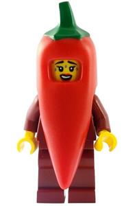 Chili Costume Fan, Series 22 (Minifigure Only without Stand and Accessories) col387