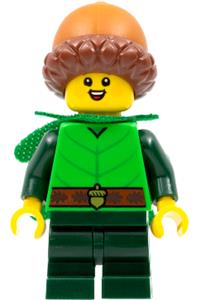 Forest Elf Minifigure - Forest Elf, CMF Series 22 - col393