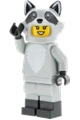 Raccoon Costume Fan, Series 22 (Minifigure Only without Stand and Accessories) - col395