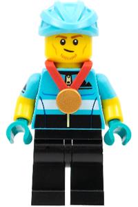Wheelchair Racer Minifigure - Wheelchair Racer, CMF Series 22 - col397
