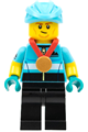 Wheelchair Racer, Series 22 (Minifigure Only without Stand and Accessories) - col397