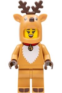 Reindeer Costume, Series 23 (Minifigure Only without Stand and Accessories) col401