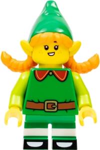 Holiday Elf Minifigure - Holiday Elf, CMF Series 23 - col402