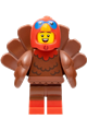Turkey Costume, Series 23 (Minifigure Only without Stand and Accessories) - col406