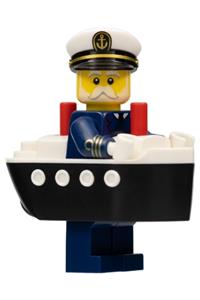 Ferry Captain, Series 23 (Minifigure Only without Stand and Accessories) col407