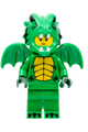 Green Dragon Costume, Series 23 (Minifigure Only without Stand and Accessories) - col409