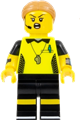 Football Referee, Series 24 (Minifigure Only without Stand and Accessories) - col411