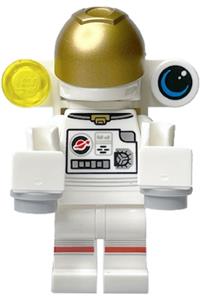 Spacewalking Astronau Minifigure - Spacewalking Astronaut, CMF Series 26 Space - col436