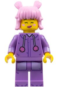Plush Toy Collector Minifigure - Plush Toy Collector, Series 27 - col453