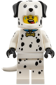 Fan in a Dalmatian costume from Series 28, minifigure only without stand and accessories - col467
