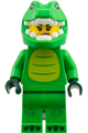 Crocodile Costume Fan, Series 28 (Minifigure Only without Stand and Accessories) - col468
