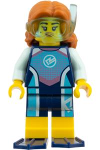 Marine Biologist Minifigure - Marine biologist from Series 29 - col474