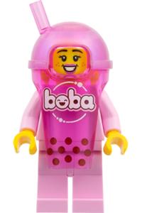 Boba Cup Fan Minifigure - Boba Cup Fan from Series 29 - col477