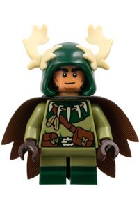 Halfling Druid DnD Minifigure - Halfling Druid, Dungeons & Dragons - coldnd05
