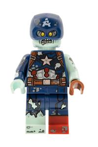 Zombie Captain America - Minifigure Only Entry colmar09