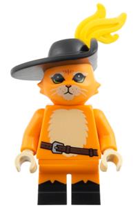 Puss in Boots Minifigure - Puss in Boots from Shrek with stand and accessories - colshr02