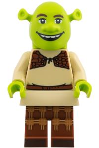 Shrek Minifigure - Shrek with stand and accessories - colshr04