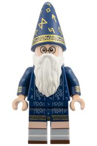 Merlin Minifigure - Merlin from Shrek with stand and accessories - colshr07
