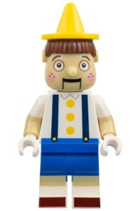 Pinocchio Minifigure - Pinocchio from Shrek with stand and accessories - colshr08
