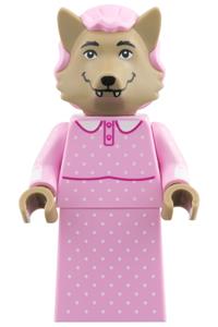 Big Bad Wolf Minifigure - Big Bad Wolf with stand and accessories - colshr09