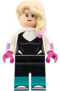 Gwen Stacy / Spider Gwen Minifigure - Gwen Stacy Spider-Man Across the Spider-Verse minifigure - colspi04