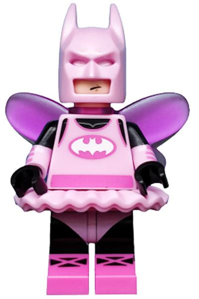 LEGO Set fig-001510 Batman, Bright Pink Suit, Bright Pink Cowl, Wings  (Fairy Batman) (2017 Collectible Minifigures)