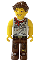 Jake, Light Gray Torso, Brown Legs - cre002