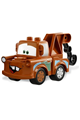 Duplo Tow Mater - Dark Orange Hook Base, Dark Orange and Light Bluish Gray Wheels - crs026