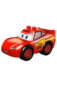 Duplo Lightning McQueen - Rust-eze Hood, Smooth Tires crs049