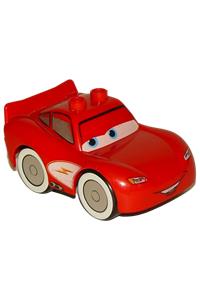 Duplo Lightning McQueen - Duplo Lightning McQueen with a plain hood - crs050