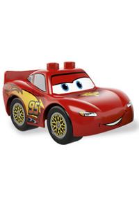 Duplo Lightning McQueen - Piston Cup Hood, Yellow Wheels crs051