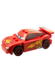 Lightning McQueen with a Piston Cup hood and red/black wheels - crs068