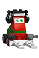 A pit crew helper in green with a clip - crs086