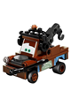 Tow Mater with eyes looking straight and a headset - crs088