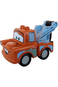 Duplo Tow Mater - Light Bluish Gray Hook Base and Wheels crs114