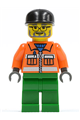 Sanitary Engineer 2 with green legs, wearing glasses and beard - cty0049