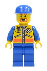 Coast Guard Patroller Minifigure - Coast Guard City patroller - cty0070