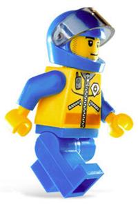 ATV Driver Minifigure - ATV driver in Coast Guard City - cty0075